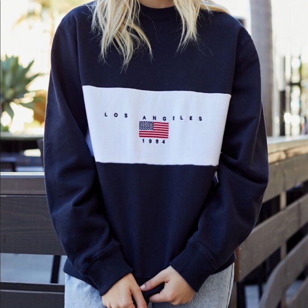 Los Angeles 1984 Navy/White One Size Sweatshirt Like New